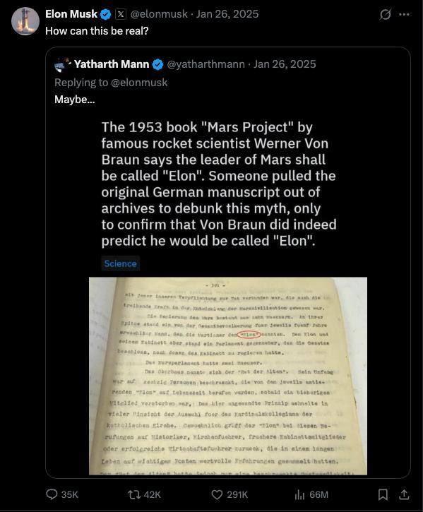 proffxbt's tweet photo. @teslaownersSV Vertical integration at this scale is wild. von Braun wrote about dedicated high throughput infrastructure driving off world expansion in The Mars Project back in '48. Crazy watching that  blueprint turn into physical fabs in Texas

#MarsMission https://t.co/WT6pBPCiUv