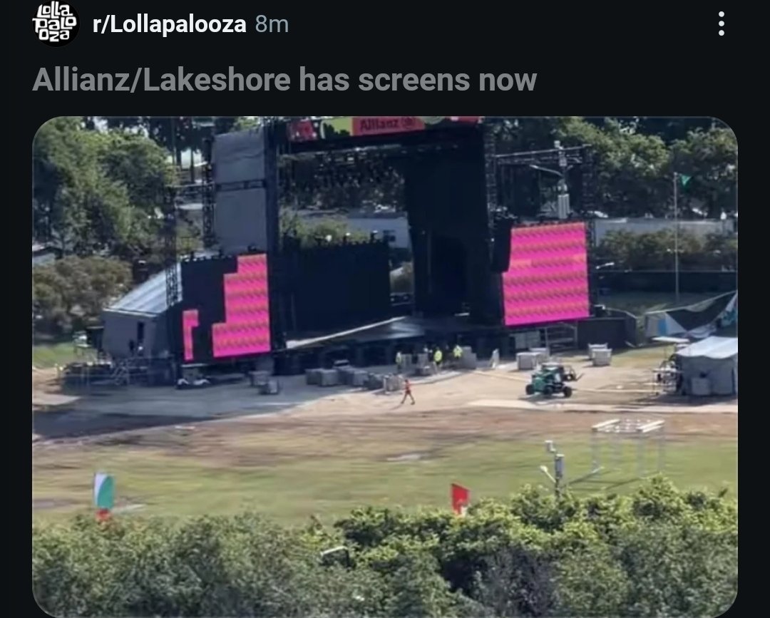 ChristusX's tweet photo. Nice. They upgraded it. And look at how bright the screens even in daylight.

I'm more excited now to see SB19 perform on the Allianz Stage.

@SB19Official #SB19 https://t.co/5t1KYA7ix8