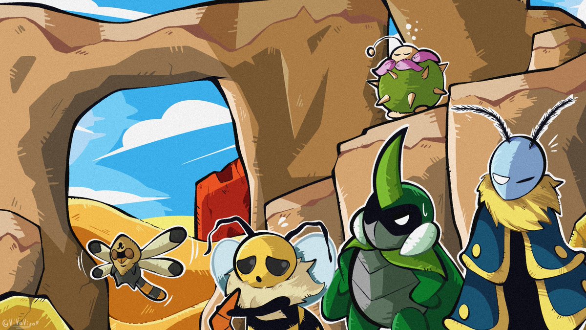 VizorFlarf's tweet photo. Lost Sands #bugfables https://t.co/30sANSJOJI