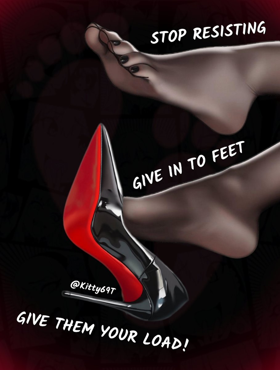 Kitty69T's tweet photo. Stop resisting 😏

Give in to feet 🤭

Give them your load 😵‍💫 https://t.co/QHp69TYxjM