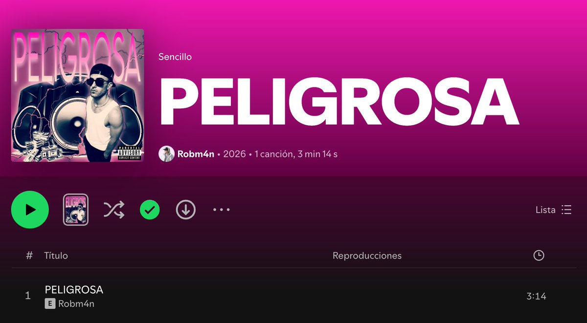 Robman_03's tweet photo. Nadie va a hablar de la canción de PELIGROSA se Robm4n? https://t.co/XieSApn9H0