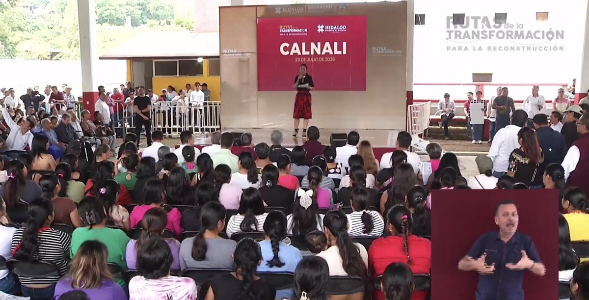 Noti_Face_'s tweet photo. @juliomenchaca_ 🔴🎥 #EnVivo | El gobernador #JulioMenchaca 🇲🇽 preside la entrega de apoyos en #Calnali, como parte de las Rutas de la Transformación para la Reconstrucción.

https://t.co/8dujRbs0Ia https://t.co/rDPtG2etv8