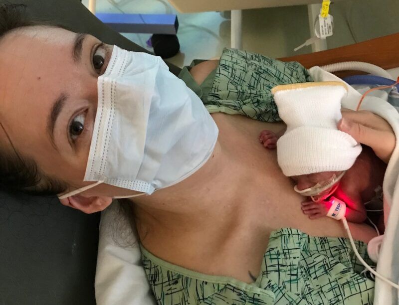 LifeNewsHQ's tweet photo. Baby Born at 25 Weeks Shows the Amazing Humanity of Unborn Children https://t.co/SxafSwbefn https://t.co/YxhHBLaknP