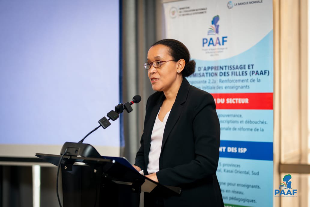 RJwano243's tweet photo. ‼️‼️ #RDC,.. #MINEDUNC
29 Juillet 2026 |
• La ministre d'État, ministre de l'Éducation nationale et nouvelle citoyenneté, Raïssa Malu, a pris part à l'atelier national de présentation des résultats de l'Évaluation approfondie de la formation initiale des enseignants du secondaire (EFIES), organisé dans le cadre du PAAF avec l'appui de la Banque mondiale.
• À cette occasion, elle a souligné que la qualité des apprentissages repose sur une formation initiale solide des enseignants et a appelé à un renforcement de la collaboration entre les sous-secteurs de l'Éducation nationale et de l'Enseignement supérieur afin d'adapter les formations aux réalités des écoles.
• Réaffirmant l'engagement du Gouvernement, Raïssa Malu a assuré que les recommandations issues de cette évaluation seront mises en œuvre pour renforcer la professionnalisation des enseignants, améliorer les curricula et consolider la qualité de l'éducation.
#MINEDUNC