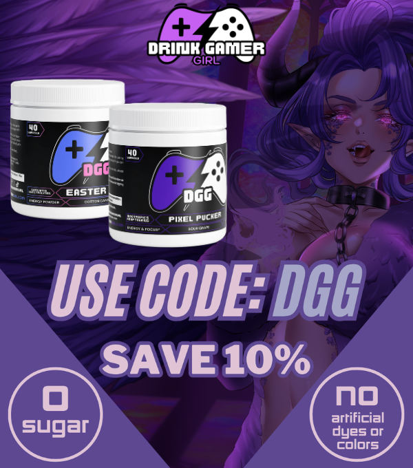 DarkMephilia's tweet photo. Queen of pillows is now affiliated with Drink Gamer Girl. Please use my referral link https://t.co/1BFUcmylA5 and use code DGG for 10% off <3 
Any sales I do gets us closer to being partnered with DGG to getting to name our own flavor. https://t.co/5zfnmLpXwU