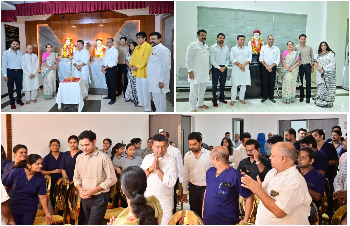 kkvishnoibjp's tweet photo. "गुरु परंपरा के सम्मान एवं भारतीय संस्कृति के मूल्यों को समर्पित प्रेरणादायी आयोजन"

आज गुरु पूर्णिमा के पावन अवसर पर जोधपुर स्थित श्री सांवरलाल ऑस्टियोपैथ चैरिटेबल संस्थान में गुरु पूर्णिमा महोत्सव एवं अभिनंदन समारोह में मुख्य अतिथि के रूप में सहभागिता की।

इस अवसर पर गुरु परंपरा के प्रति श्रद्धा एवं सम्मान अर्पित करते हुए संत-महात्माओं, प्रबुद्धजनों एवं गणमान्य नागरिकों का सान्निध्य प्राप्त हुआ। गुरु का मार्गदर्शन व्यक्ति के जीवन को ज्ञान, संस्कार, सेवा और सदाचार के पथ पर अग्रसर करता है। समस्त पूज्य गुरुजनों को सादर नमन।

@BJP4Rajasthan @BJP4India @RajGovOfficial @RajCMO @BhajanlalBjp @madanrrathore @DrPremBairwa @KumariDiya @DIPRRajasthan