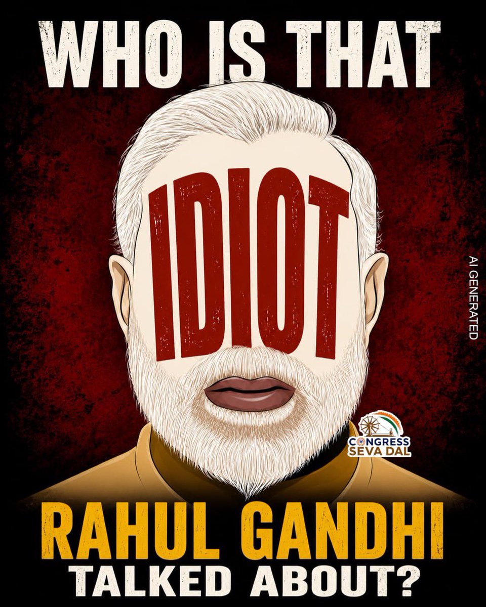 Aamirkhan78's tweet photo. Idiot 
Deserves 
Immediate 
Ouster 
Today

“IDIOT”