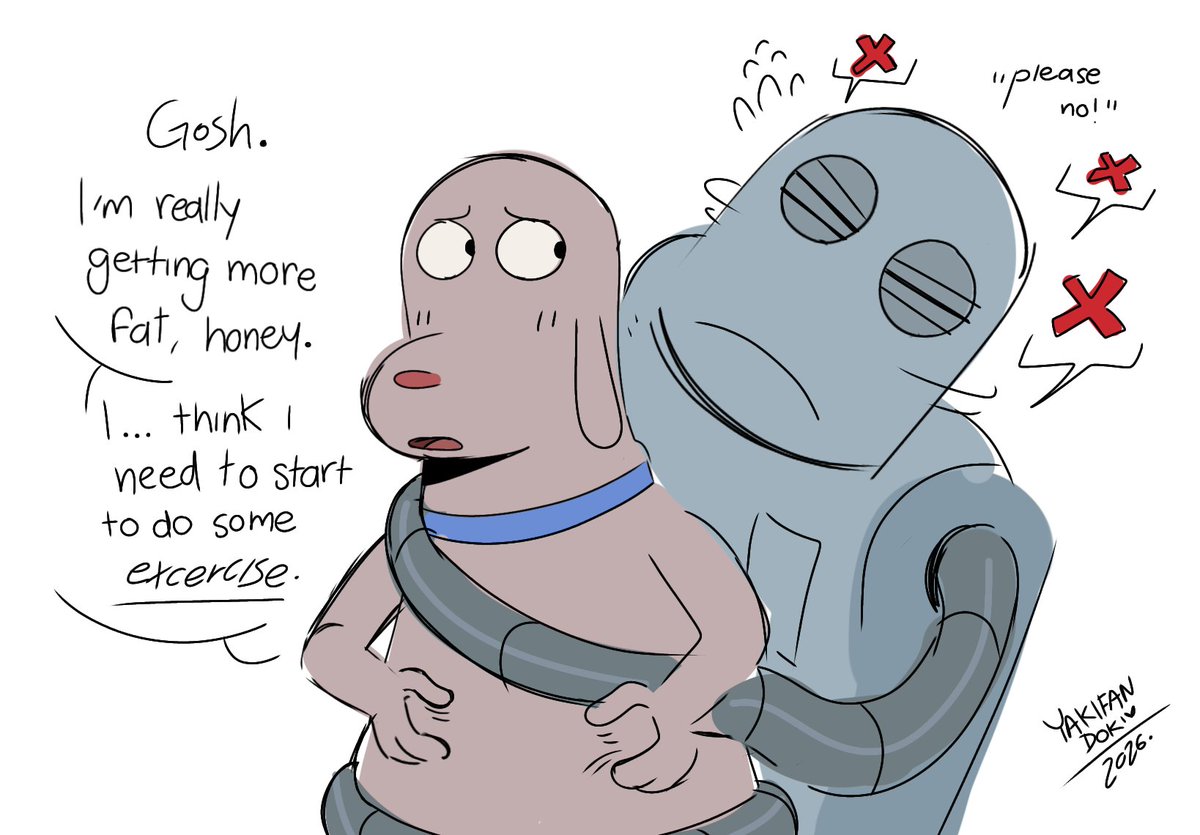 jackiedudezz's tweet photo. Fat 🐶
#robotdreams #MiAmigoRobot #RobotDreams #Fanart #miamigorobot https://t.co/spYdZvPqlN
