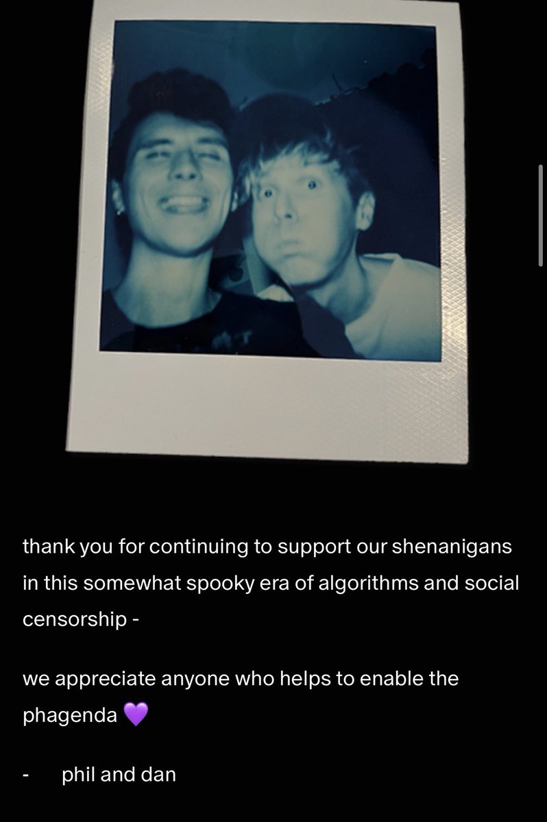 dnpphiskers's tweet photo. who tf is phil and dan https://t.co/8clN9Bn5mO