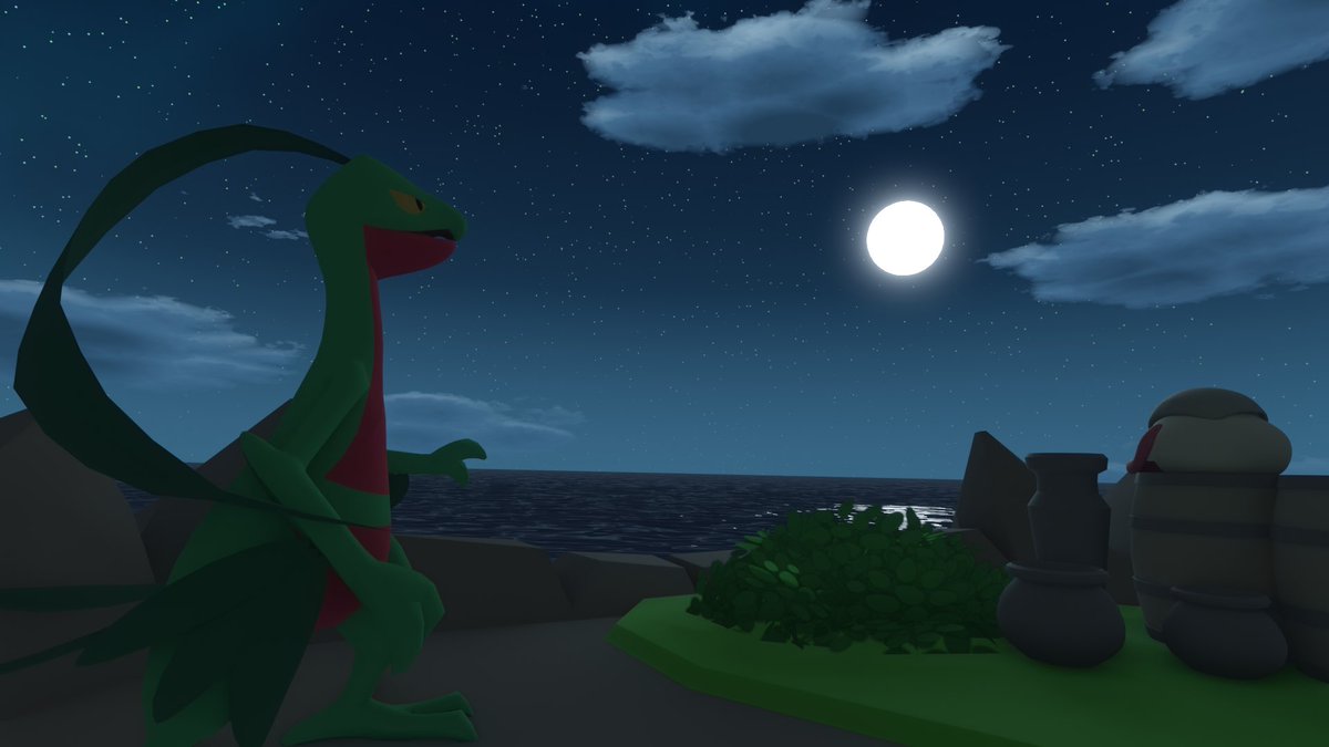 PMDSLW's tweet photo. Grovyle on sharpedo bluff #PMD https://t.co/sNcZSVx0ig