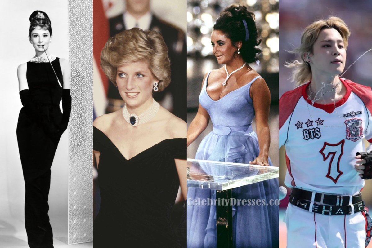 koomiversc's tweet photo. the shirt Jimin wore during the FIFA World Cup 2026 Halftime Show now ranks as one of the highest selling single clothing items ever auctioned off at Christie’s, alongside Audrey Hepburn’s iconic Breakfast at Tiffany’s black dress, Princess Diana’s “Travolta Dress” and Elizabeth Taylor’s iconic 1969 Oscars dress. Jimin’s Jersey was sold for USD 110,000.