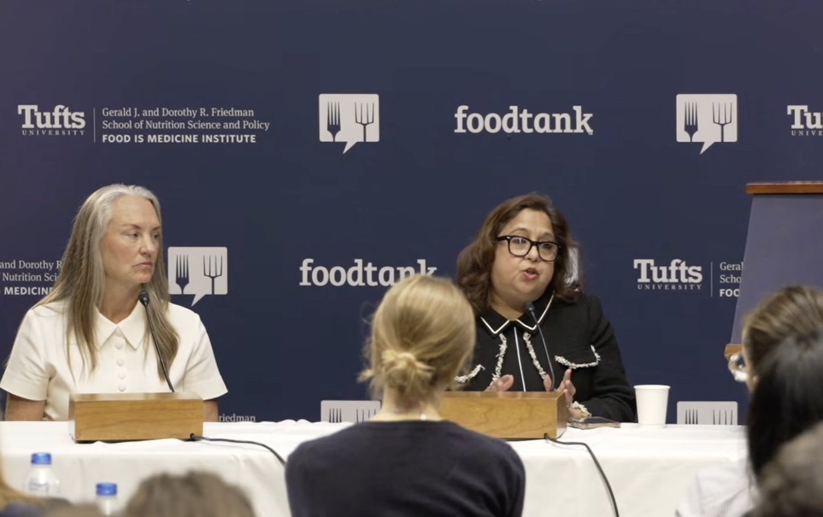 foodtank's tweet photo. "The age of AI is here, and we should be implementing it to collect more accurate data to offer personalized solutions for some individuals, but also offer better research." -Uma Naidoo, MD, Director of Nutritional & Lifestyle Psychiatry, Massachusetts General Hospital

Tune in LIVE https://t.co/D15hcpGrHY #FoodTank