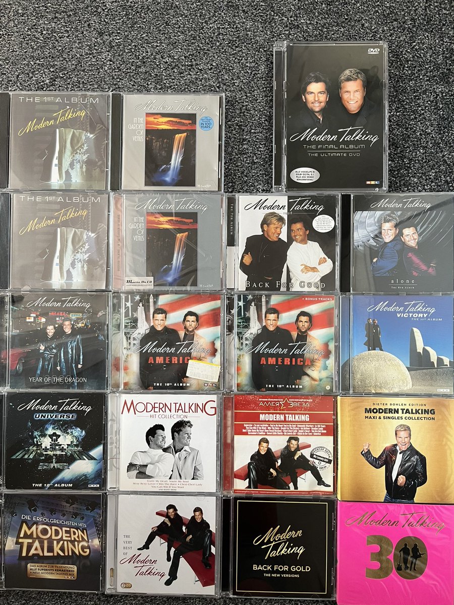 john3360's tweet photo. My @MTalkingMT CD collection ;-) love a bit of #Europop https://t.co/jzgunPz659