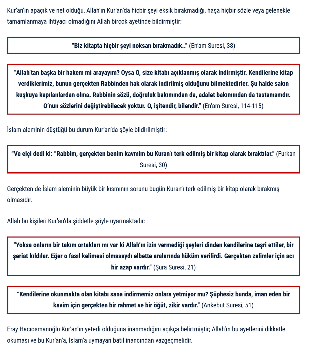 damlanamer's tweet photo. Eray Hacıosmanoğlu aynı Fetö gibi "Kuran'ı rehber edinmeyi sapkınlık" olarak görmüş

O zaman bu yazıyı okumalı

https://t.co/VbcZsxel5l

___
Gelecek partisi eren kaşıkçı leo pereira lesley
Hakan çalhanoğlu manifest kızıl sakal mezarlıkta
Buralara kolay gelmedim cumhur ittifakı https://t.co/DWKPq5ZBX7