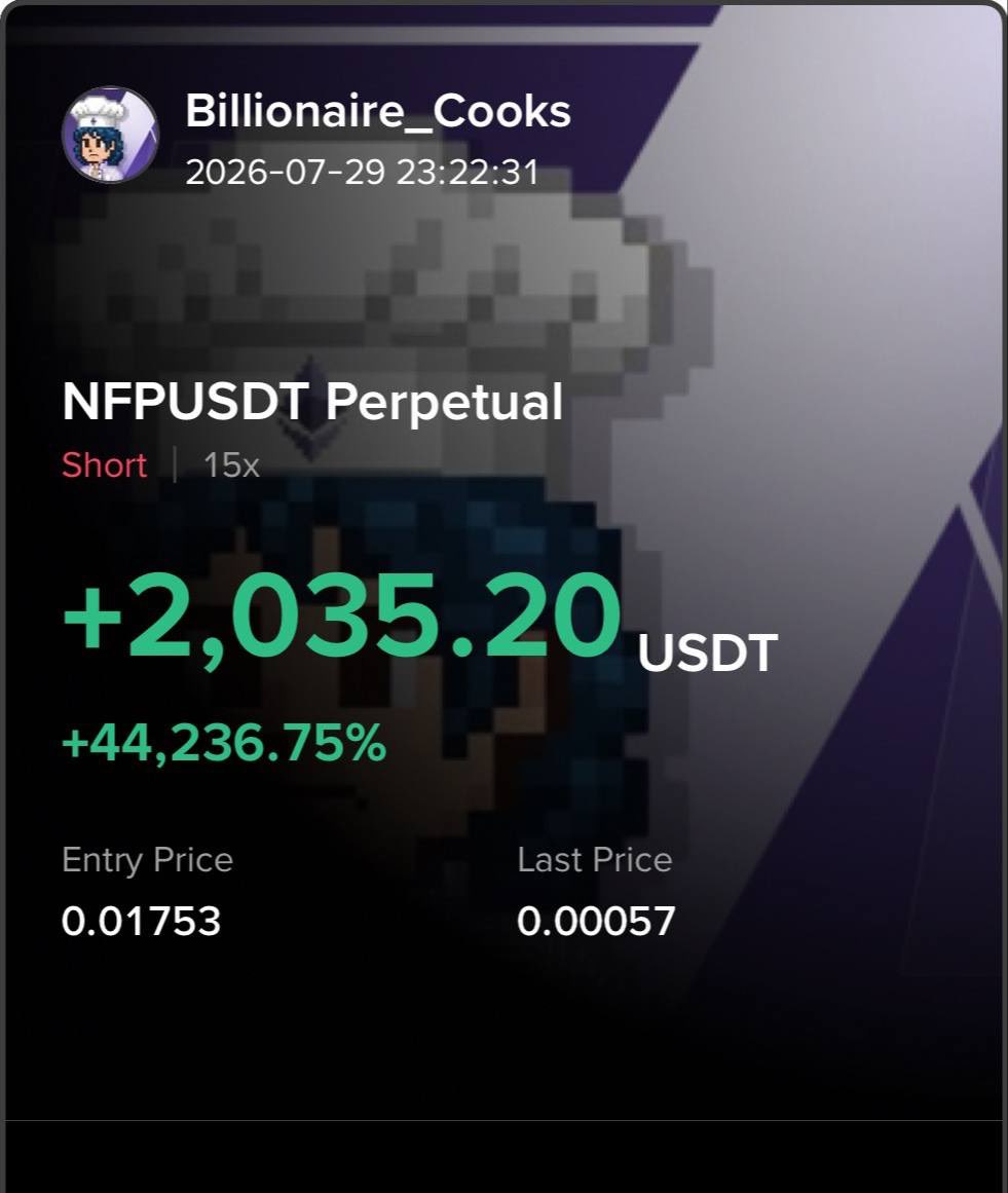 billionair_Sam's tweet photo. I just logged in another old account today
A trade with 4$ is opened which made 44000%+
4$ moves to 2000$+
$NFP made + 44000% https://t.co/6iSllqakcc