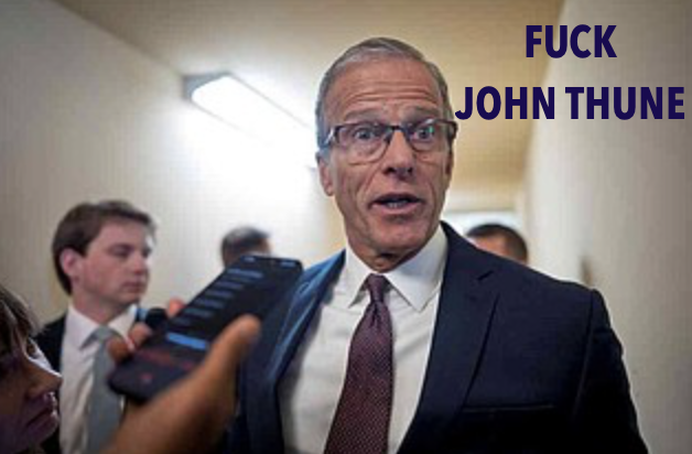 southgrace427's tweet photo. I wish all the Senators that nailed Fauci to a wall today...
Would do the same to Fuck John Thune....
How many do we have now saying NO to an August Recess...
I think 11 or 12...WTF....
Fauci = Public Enemy #1
Thune = Public Enemy #2
Both seem to want to Fuck America...
One already has...the other is just about there...
Fuck John Thune..