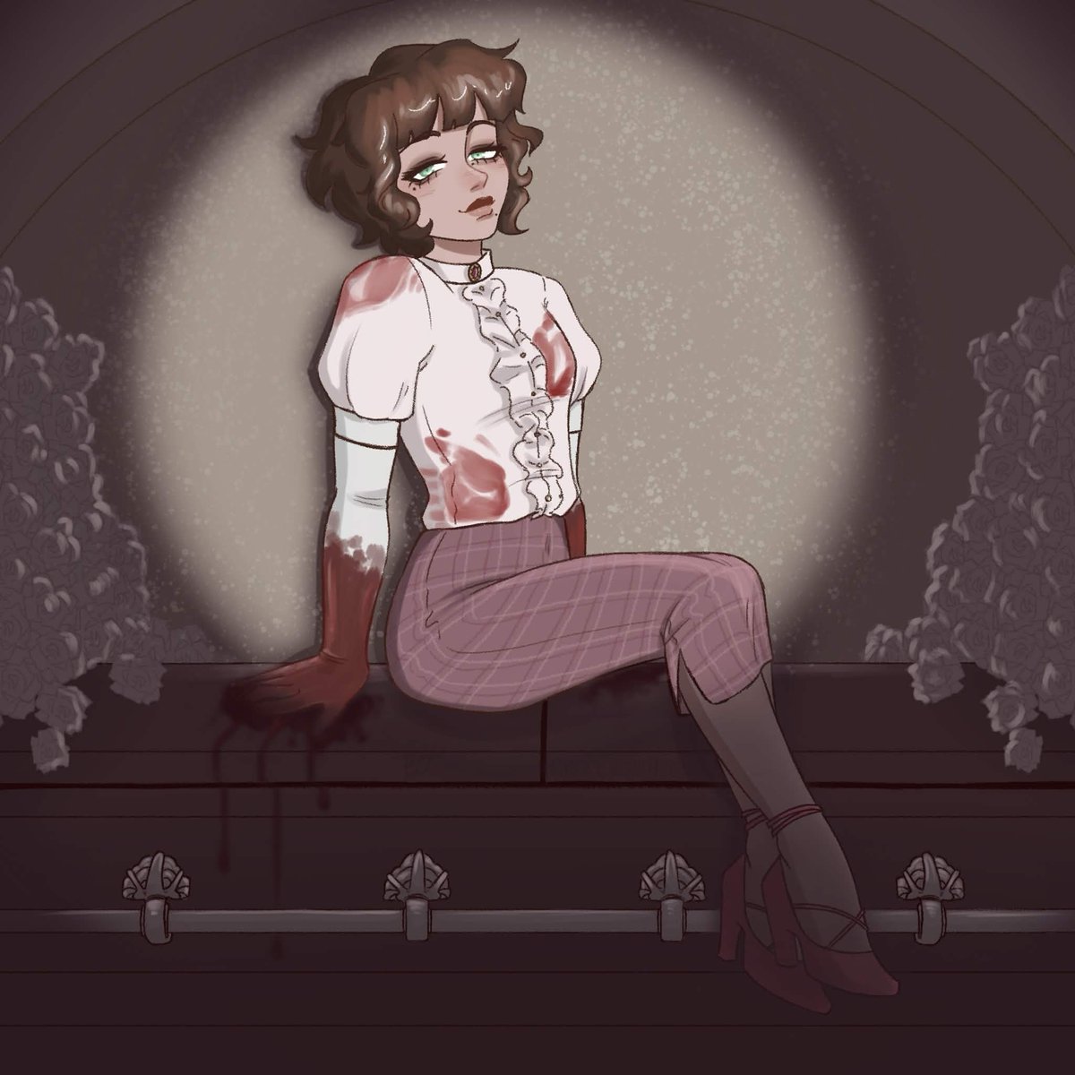 CrocCroncher's tweet photo. Dahlia Mlody art !!! #oc https://t.co/0xwMP1t4Eg