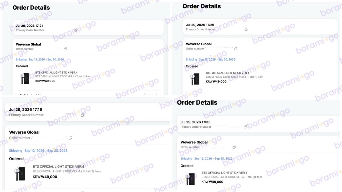 Borami_GO's tweet photo. Proof checkout Army Bomb - 29 July 2026
#borami_proof https://t.co/JZwv4iPke2