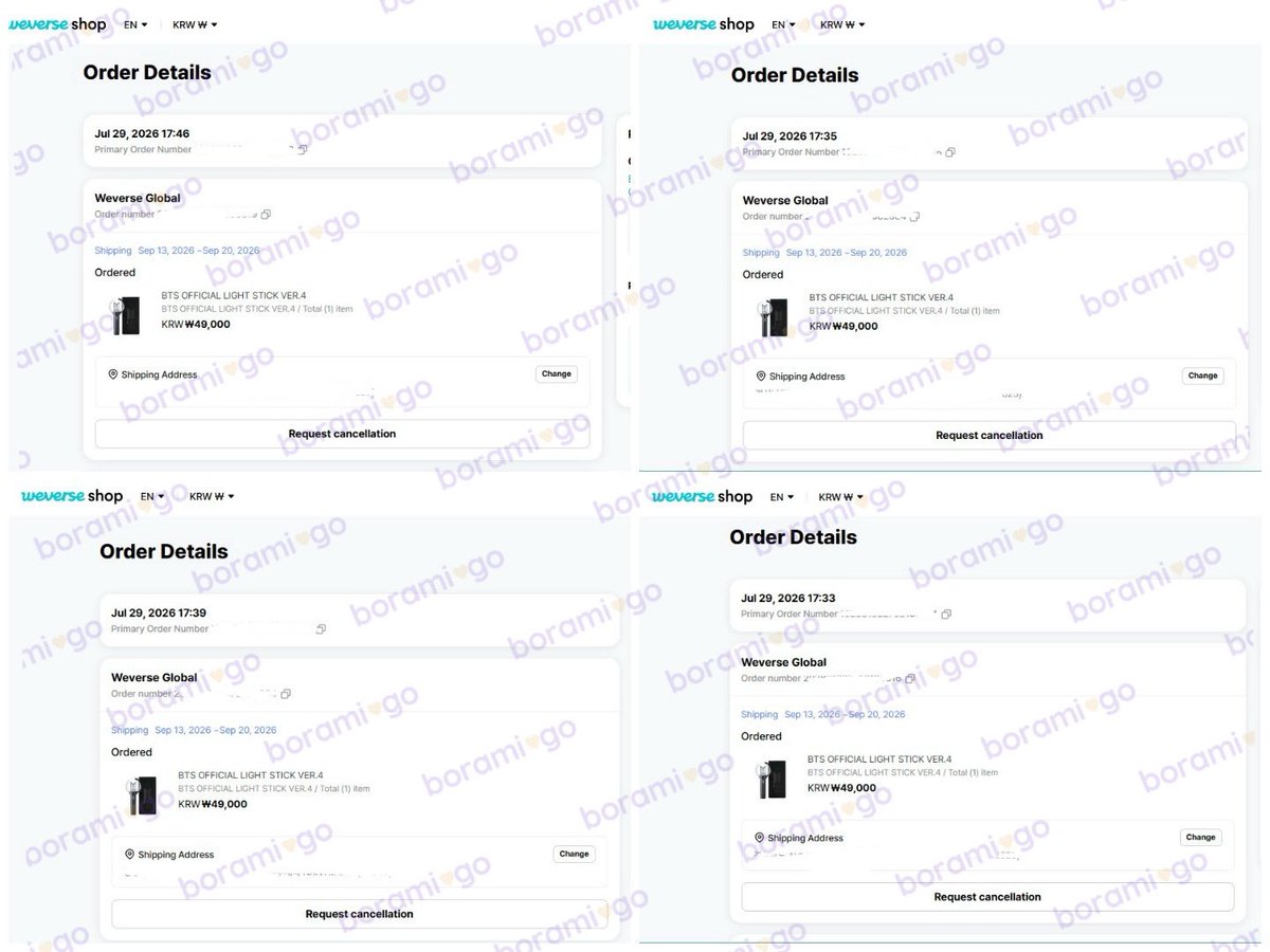 Borami_GO's tweet photo. Proof checkout Army Bomb - 29 July 2026
#borami_proof https://t.co/Ns0hvOiEBN