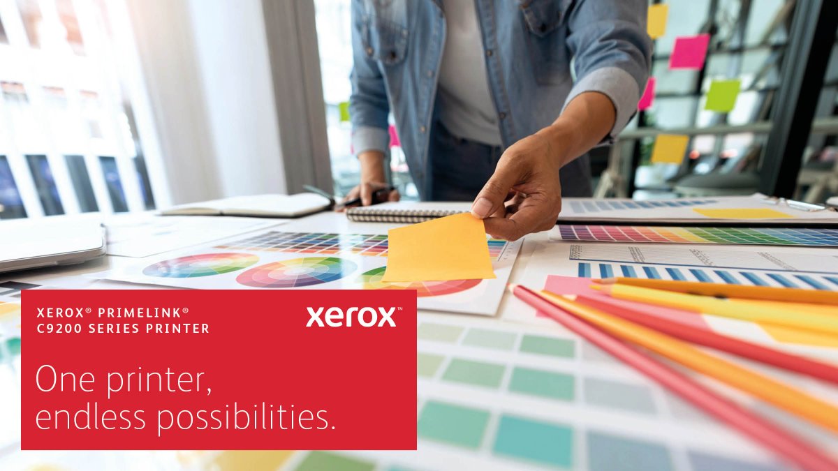 DavisJenna2024's tweet photo. Preloaded templates and app support on the Xerox PrimeLink C9200 Series Printer make it easy to produce stunning, customized output with an added personal touch https://t.co/kBdGoXOdbJ https://t.co/dXRCA3rbPN