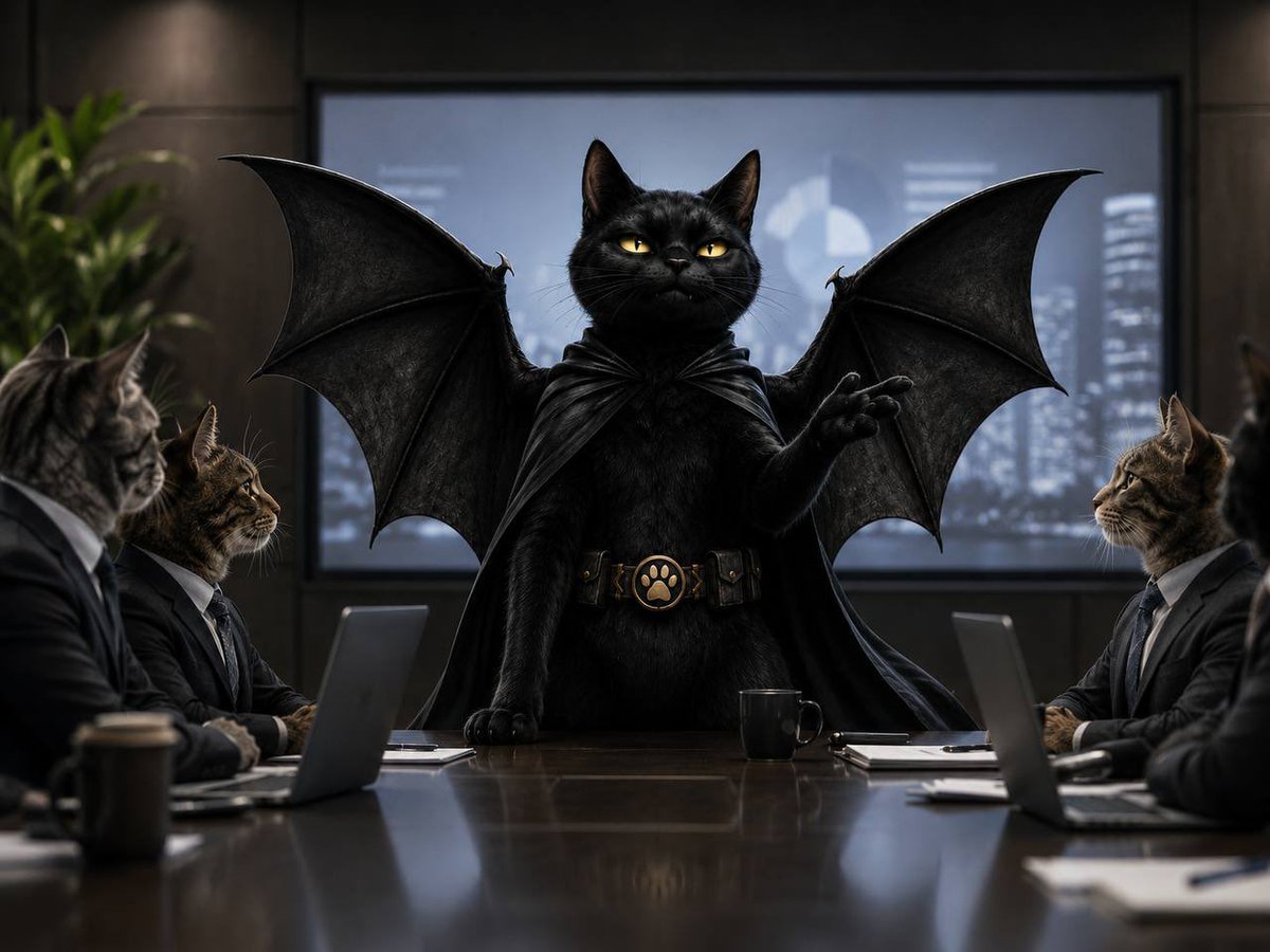 Paulweb3ie's tweet photo. @MrWhale My SOL meme play is still $Batcat. Conviction hasn’t changed. https://t.co/mRrlyEhspW