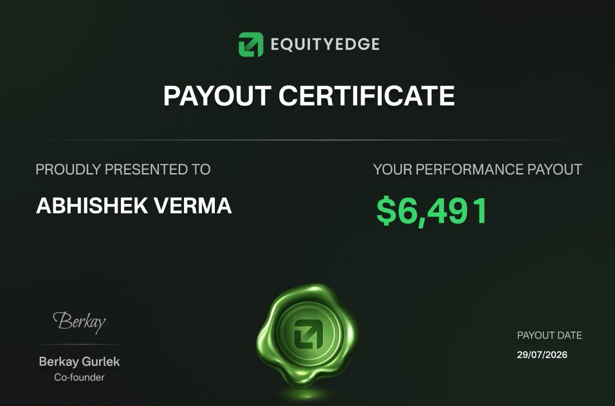 AbhishekVer005's tweet photo. I received my third payout with @EquityEdgeUK , what this firm has been doing for us traders is unbelievable. This prop firm is as close to a perfect prop firm as you can get. No bs rules and quick payouts. They truly never disappoint. Try them out! https://t.co/cw1dk29OEY