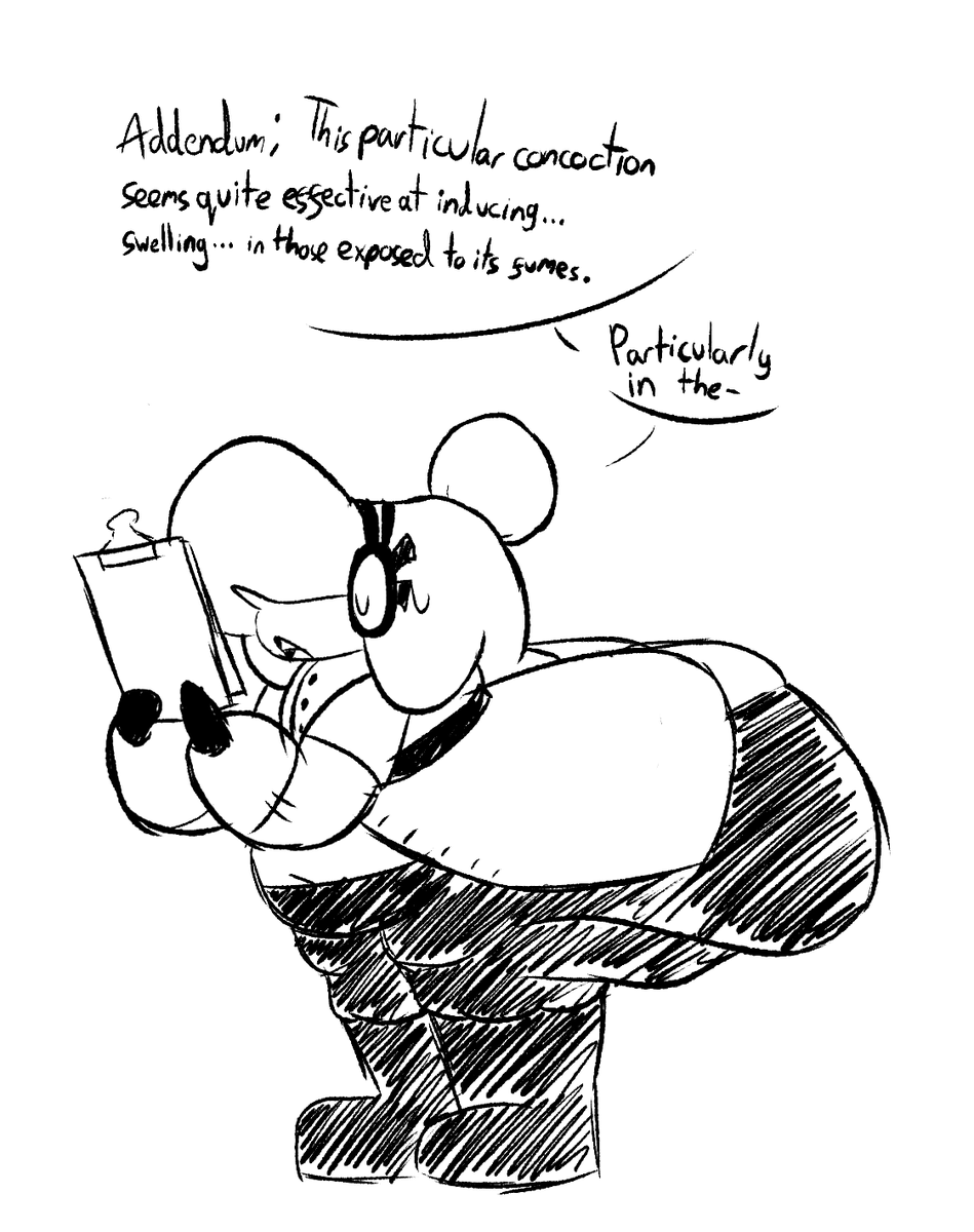 Scrap4Brainz's tweet photo. Fifi's taken the time of experimenting with some of the plants in Fitz's garden. As expected, Tangle Tower's unique soil has produced some equally weird effects.

Maybe she'll go see if Fitz has any more of those plants! ...right after she figures out how to fit out of her room.. https://t.co/O5lVd6t0yK