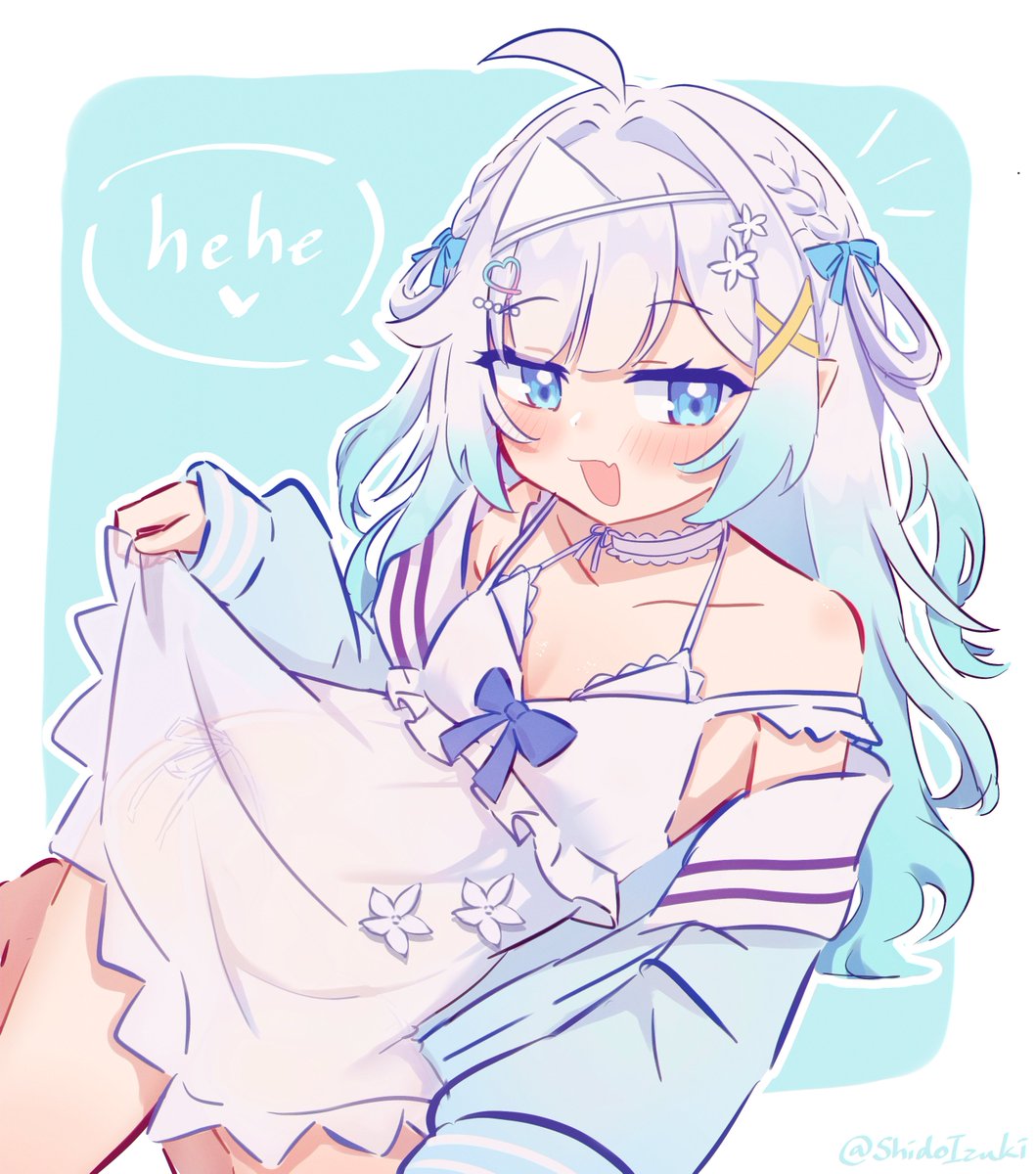 ShidoIzuki's tweet photo. #Fantography 
Finally drew summer minto 😤💚 https://t.co/X9xRDT4920