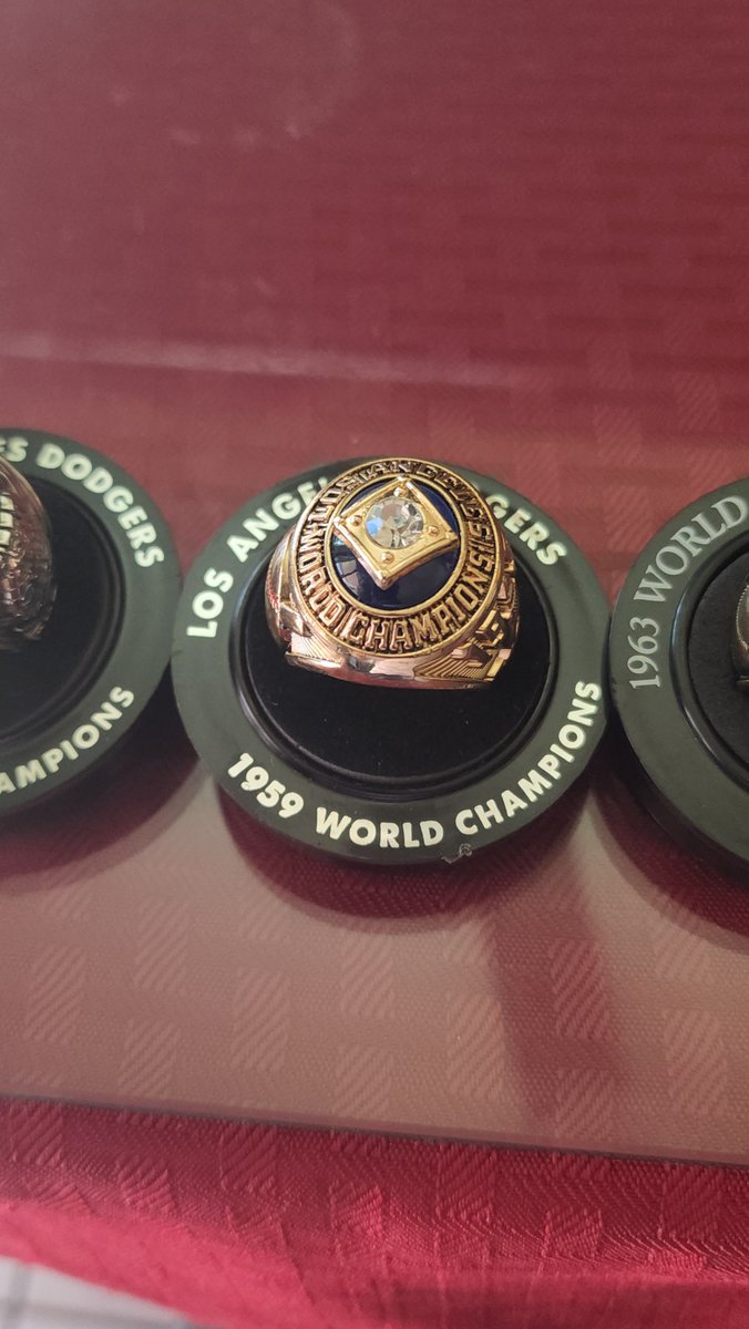 marquesanthony6's tweet photo. All 9 World Series championship rings! Time for a 3 peat ring #10! 💙🤍⚾️💯 #Dodgers #DodgerNation
(1/3) https://t.co/fjmG4COAI7