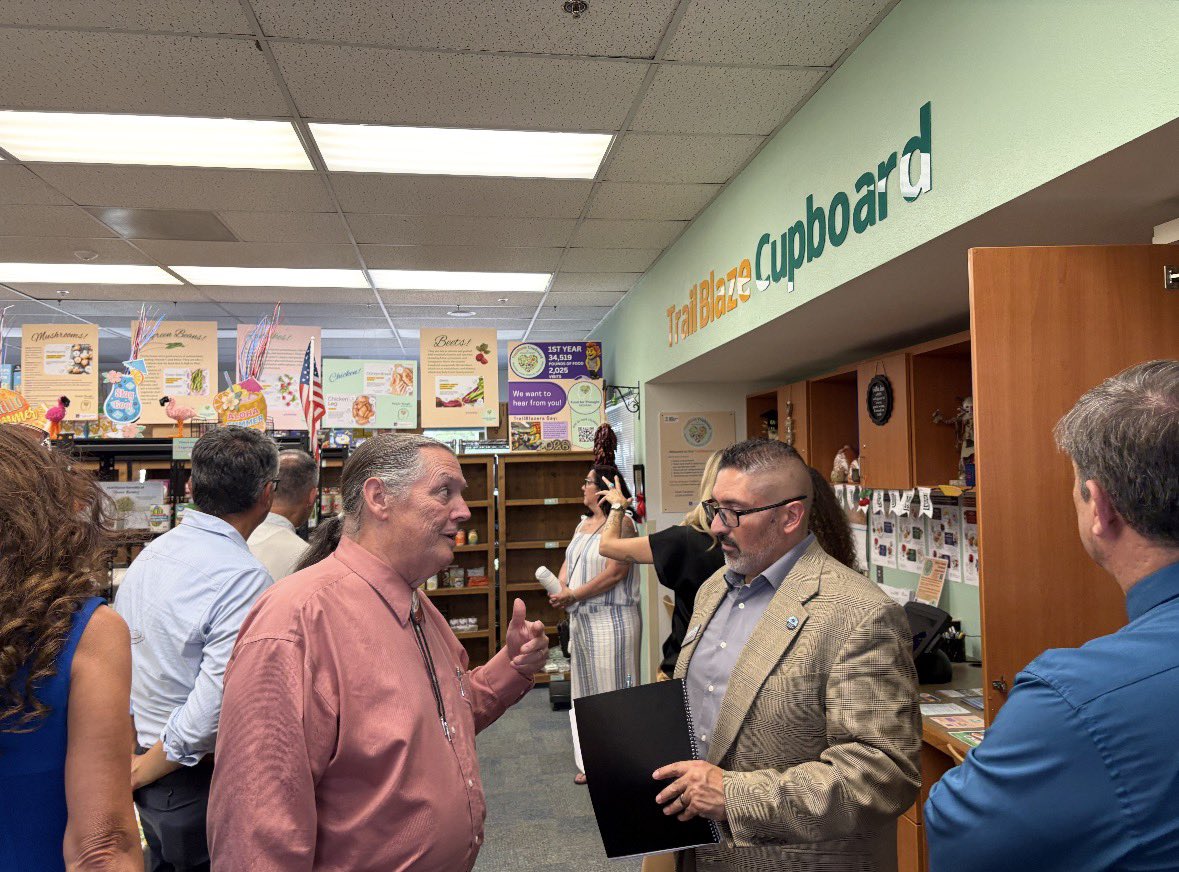 nmhighered's tweet photo. Sec. Rodriguez and members of the #HigherEducation Capital Outlay Committee visited @SanJuanCollege to tour campus facilities and see firsthand the spaces where students learn, collaborate and build their futures. https://t.co/uu1PjHwiKC