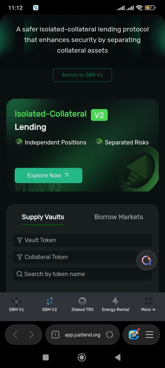 Oaatscrypto's tweet photo. @DeFi_JUST Day 1 | JustLend DAO Explorer Map: unlocked SBM V1!

I explored the SBM V1 Markets and learned how lending and borrowing are supported with live data such as  V1 page also gave  manages risk to keep the ecosystem stable.

#TRONDeFiSummer

@Spot_Traade @Fire_Btc_ @kibolbo718787 https://t.co/3iUHjo0OZh