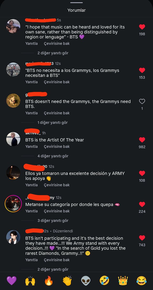Krossing_Over7's tweet photo. ARMY'ler grammy'i itin gQtüne sokmuş instagram hesaplarına musallat olmuş aşklarım SJSYSTAYSTAUSTASAYDFAHD love you ARMY🛐 https://t.co/MrimDz1U4H