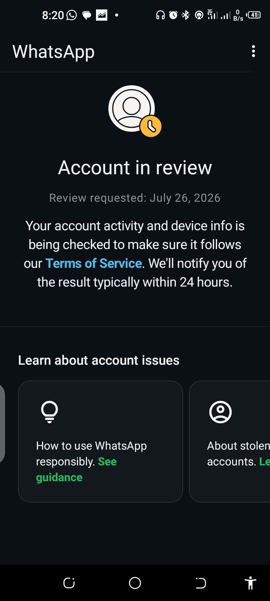 E_luminous440's tweet photo. @WhatsApp  I've been trying to reach any support team or agent for weeks now with no progress 

Am only stuck with your Bot, and it's inability to escalate an issue which it can't handle. 

Can't say what's really wrong but it really needs a human assessment please https://t.co/0LHXj1tWTW