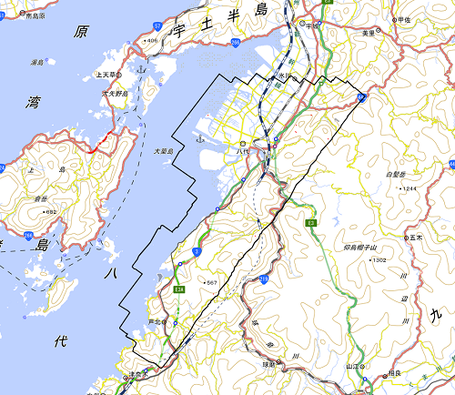 GSI_chiriin's tweet photo. 令和８年熊本地震に関する情報
国土地理院が撮影した八代地区の空中写真を判読して、斜面崩壊箇所及び土砂堆積箇所の範囲を公開しました。
（地理院地図による閲覧）
https://t.co/rstfjHCgGR

（令和８年熊本地震に関する情報）
https://t.co/sRIXud6vcv https://t.co/zXgnjIm3Ji