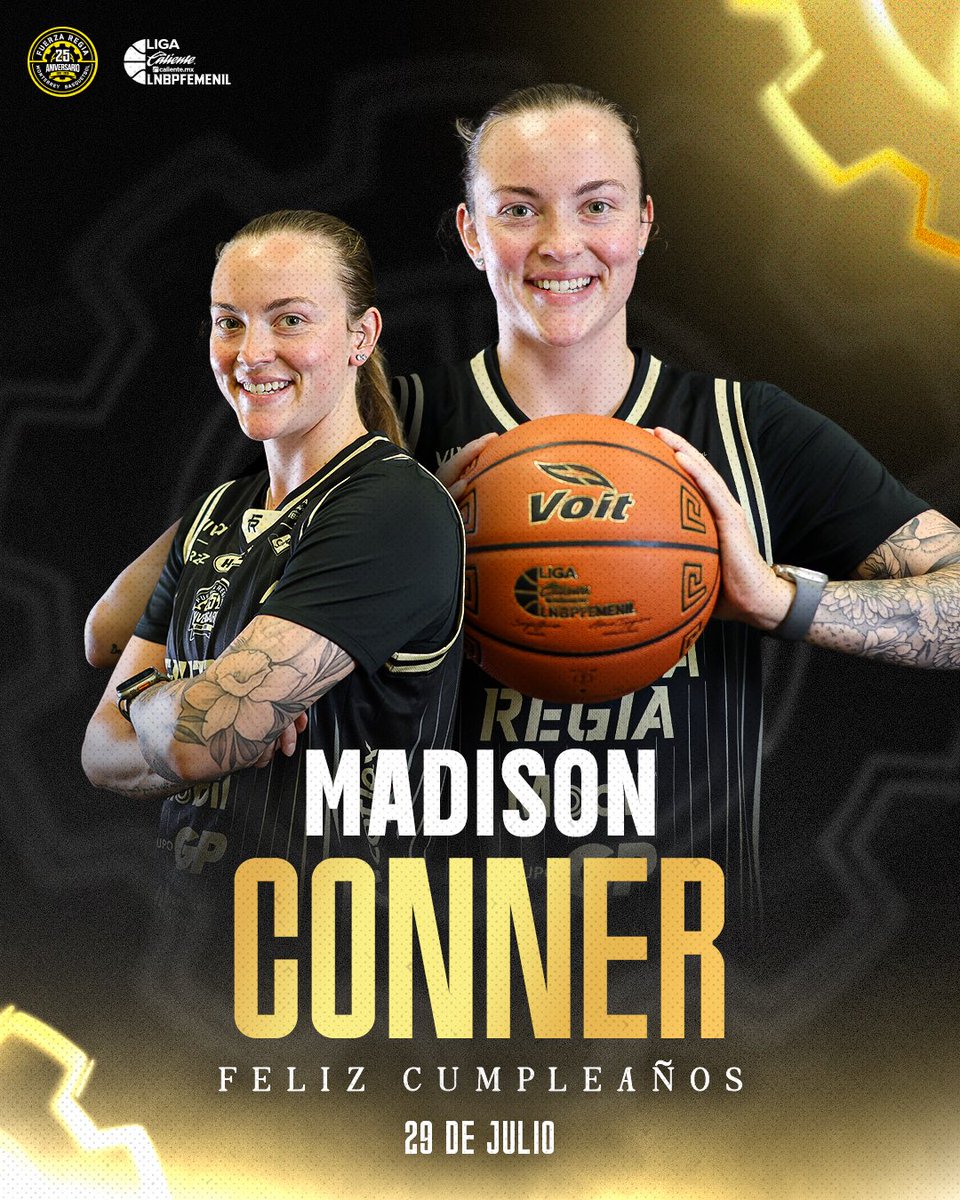FuerzaRegiaFem's tweet photo. HBD!! 🥳🎂
Hoy celebramos el cumpleaños de nuestra jugadora; Madison Conner!! Feliz cumpleeee! 🤩🙌🏻
#TodosSomosFuerza https://t.co/kUlmq6t4g4