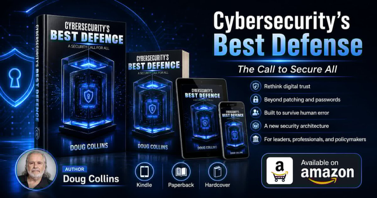 mohosinhos84641's tweet photo. 🔐 Cybersecurity’s Best Defense: The Call to Secure All 🔐
📚 Available Now on Amazon
📘 Kindle: https://t.co/H2JVQROEKO
📙 Paperback: https://t.co/ENMYTJXtmz
🌐 Website: https://t.co/uuD4MGBJiD
✍️ Author: Doug Collins
#Cybersecurity #CyberSecurityBook https://t.co/o532HZgaki