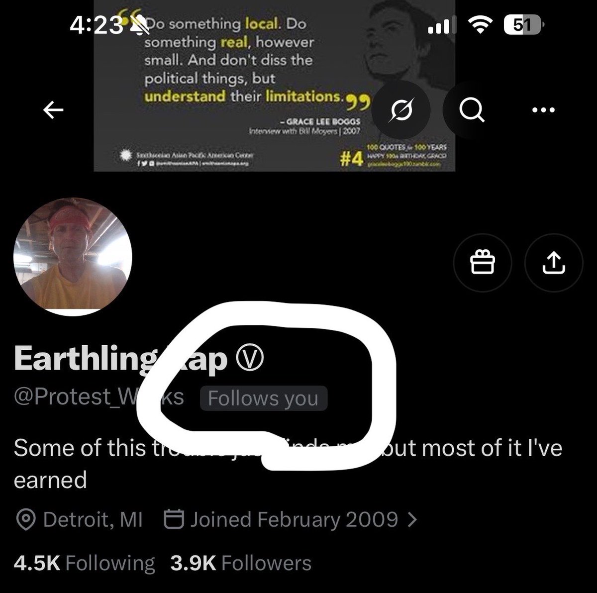 Griff tweet media