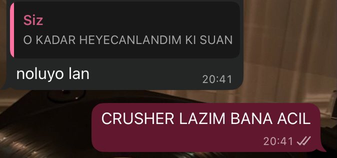zureolabilir's tweet photo. Peki arkadas cevrenin crusher olmamasinin caresizligi
Peki yutmaya alısık oldugum bu hapların hissi https://t.co/K9dusO9xXA