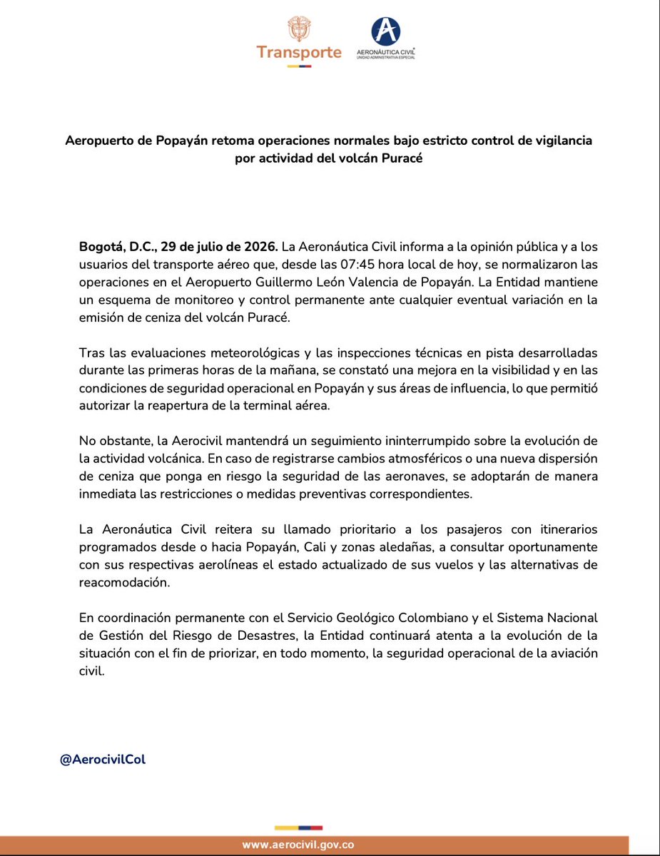 Aeronáutica Civil tweet media
