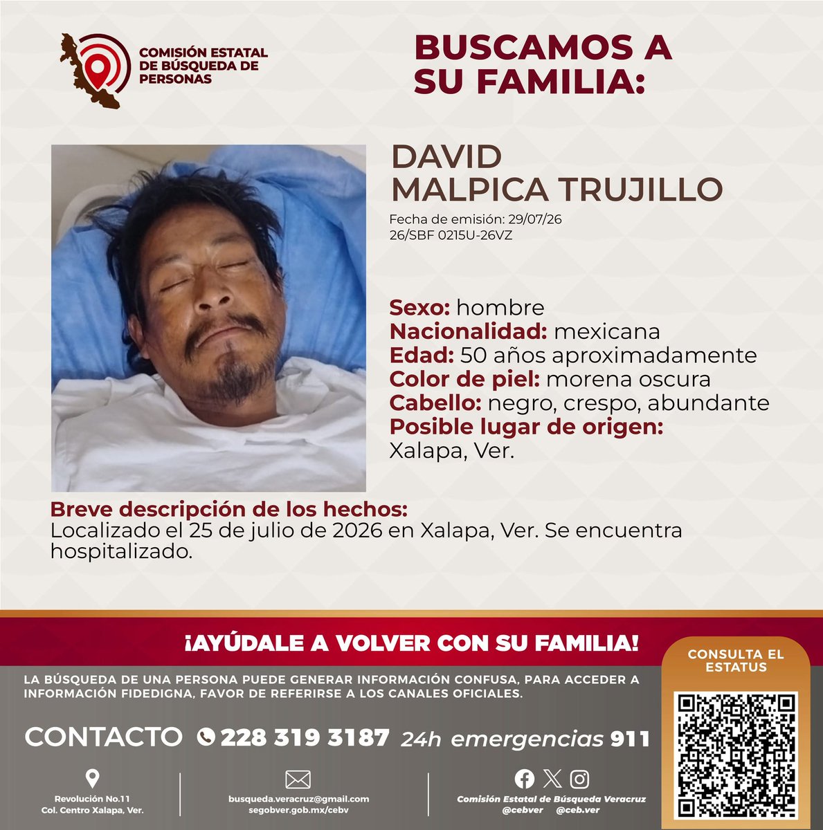 Comisión Estatal de Búsqueda Veracruz tweet media