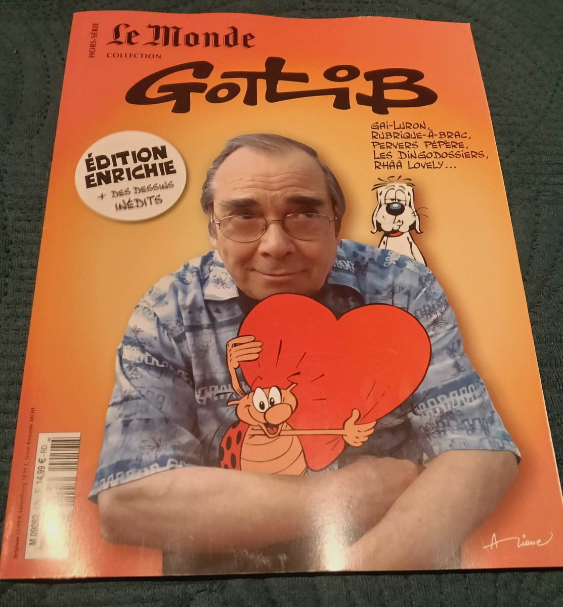 enjoyjp34's tweet photo. J'ai pris un seul magazine,de passage dans un tabac,pour lire dans la chambre d'hôtes (plutôt un appart).

#Gotlib https://t.co/Pu2DH5TnzA