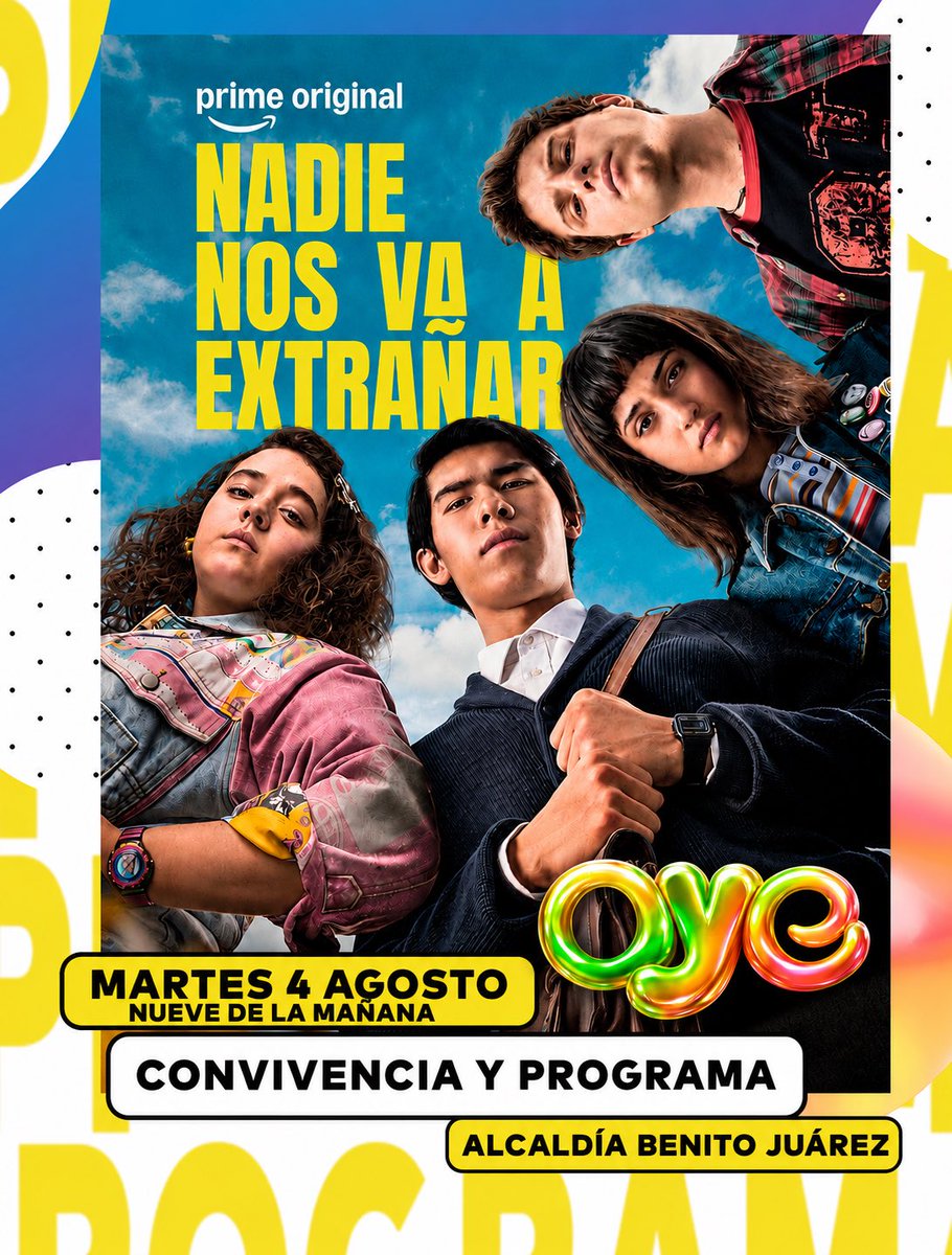 Oye897's tweet photo. ¡PROGRAMA ESPECIAL! Con… Parte del elenco de #NadieNosVaAExtrañar 💓 Te podrás tomar la foto y conocerlos 😮‍💨

Este 04 de agosto con @lapelirrojadelaradio e @soyidzi en #LaRegadera 🫢

Estaremos por la Alcaldía Benito Juárez en Parque de Los Venados  👀 

#Entrevista #LaRegadera https://t.co/jSrA1GMomy