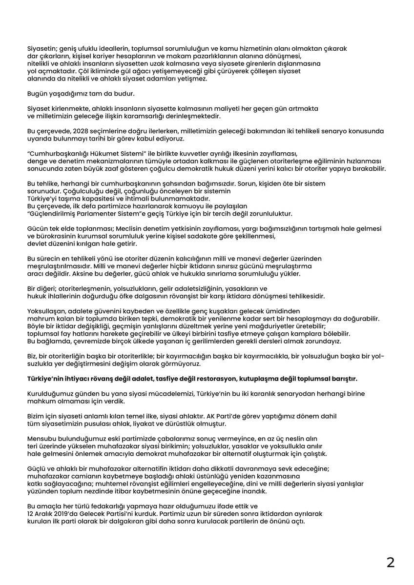 Ahmet_Davutoglu's tweet photo. Kamuoyuna Duyuru! https://t.co/AuMrlOnSkz