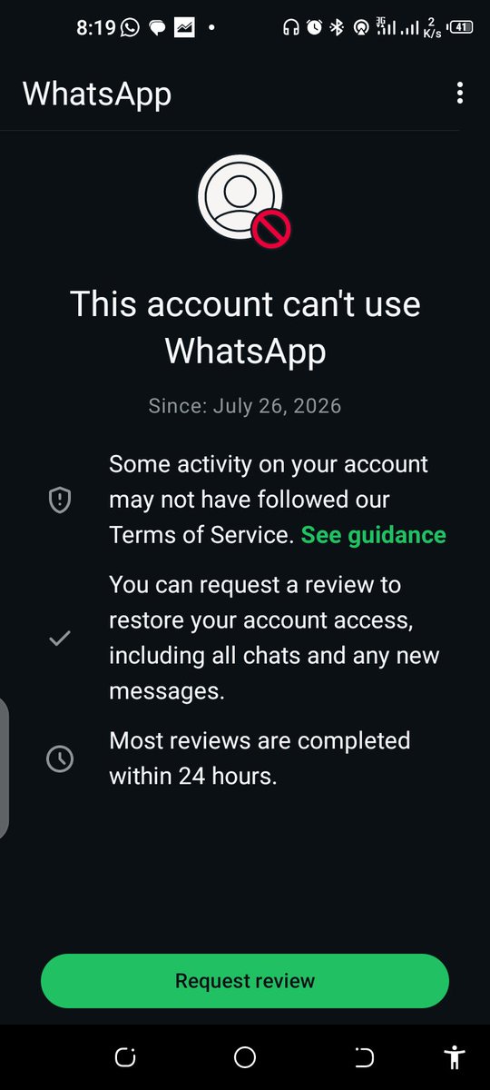 E_luminous440's tweet photo. @WhatsApp  I've been trying to reach any support team or agent for weeks now with no progress 

Am only stuck with your Bot, and it's inability to escalate an issue which it can't handle. 

Can't say what's really wrong but it really needs a human assessment please https://t.co/0LHXj1tWTW