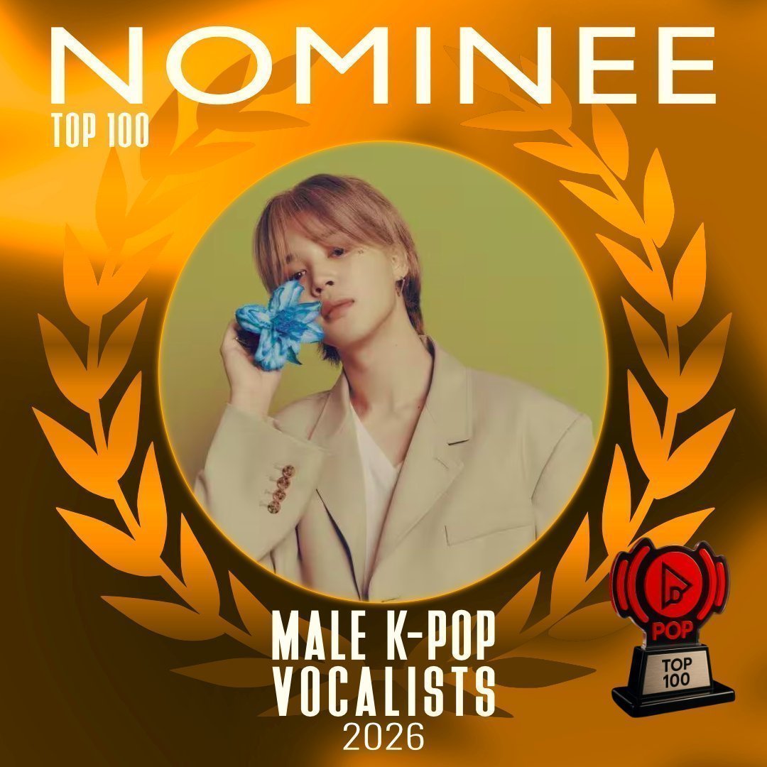 TOP100KPOP's tweet photo. JIMIN (BTS) is nominated for Best Vocalist Award (GRAND FINAL) 🏆

👉 LAST DAYS TO VOTE!!!
🔗 VOTE: https://t.co/98nYego0Ko https://t.co/GOvxzpMSaP