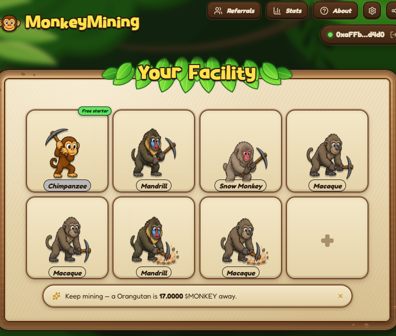 Linh190122's tweet photo. @KittyMiningCo https://t.co/RmFmcIpQil 🐵🐵🐵
Another game has just been released, don't miss it! https://t.co/ICApg5SQQA