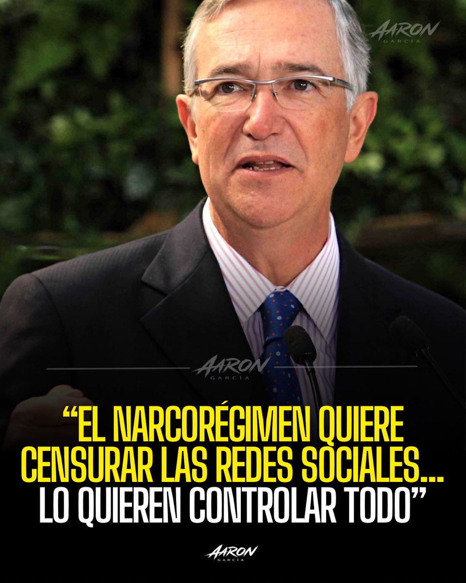 aarongarciamx's tweet photo. EL NARCORÉGIMEN QUIERE CENSURAR LAS REDES SOCIALES… LO QUIEREN CONTROLAR TODO

Las críticas contra los nuevos lineamientos en materia de derechos de las audiencias siguen creciendo. Ahora, el empresario @RicardoBSalinas aseguró que el gobierno pretende avanzar hacia un modelo de censura para controlar lo que la ciudadanía puede ver y compartir en redes sociales.

Según su postura, el oficialismo pasó de llamar a las redes sociales “benditas” a impulsar medidas que, afirma, buscan limitar la libertad de expresión cuando el contenido resulta incómodo para el poder.

El debate continúa mientras diversos periodistas, analistas y figuras públicas advierten sobre los riesgos que, a su juicio, implicaría que una autoridad determine qué información puede considerarse verdadera o falsa.