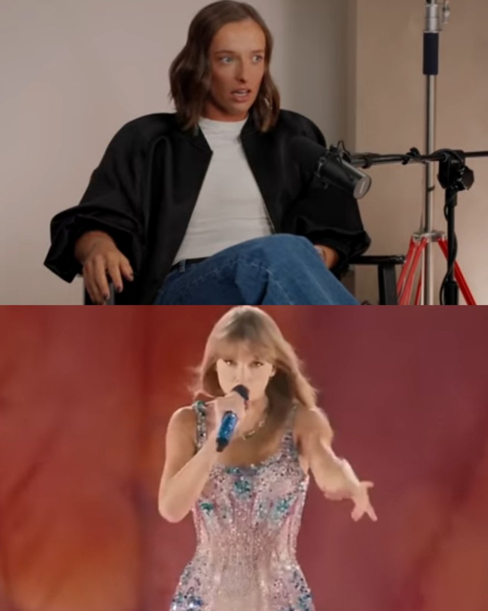 AdrianLozio's tweet photo. Iga Świątek wspomina koncert Taylor Swift: 

– Jak zobaczyłam Taylor, jak wyszła na scenę, byłam w szoku, że ona faktycznie istnieje. Zawiesiłam się na minutę, bo całe dzieciństwo spędziłam na czytaniu o niej, obserwowaniu w internecie i nagle zobaczyłam ją na żywo. 

Pierwszy raz w życiu miałam takie uczucie. Było bardzo nieracjonalne, bo wiadomo, że istnieje. Dlatego jak ludzie dziwnie zachowują się, jak do mnie pochodzą, potrafię to zrozumieć. Ja też dziwnie bym się zachowywała, jakbym spotkała Taylor. 

Gdy dostałam od niej list, popłakałam się. To było niesamowite.

Gdy miałam 14 lat i nie wiedziałam, co zrobić, zastanawiałam się, co zrobiłaby Taylor. Pomogło mi to. 

Źródło: Natalia Szymańczyk Podcast