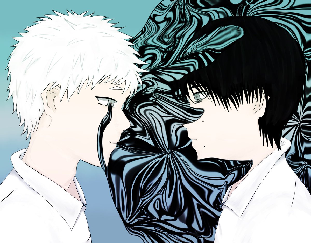 IceyVanity's tweet photo. Art for pride month that i haven’t posted on here / more active on insta and tiktok😋 #tshd https://t.co/duXpHakkXq