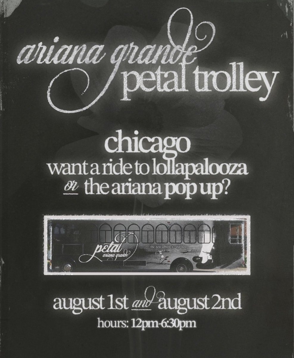 brighterside07's tweet photo. HUHH?!? is she going to perform at lolla?!? https://t.co/SL26HyOatG